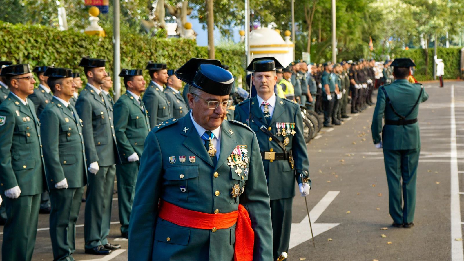 El general Luis Ortega Carmona, jefe de la IV Zona de la Guardia Civil en Andalucía.