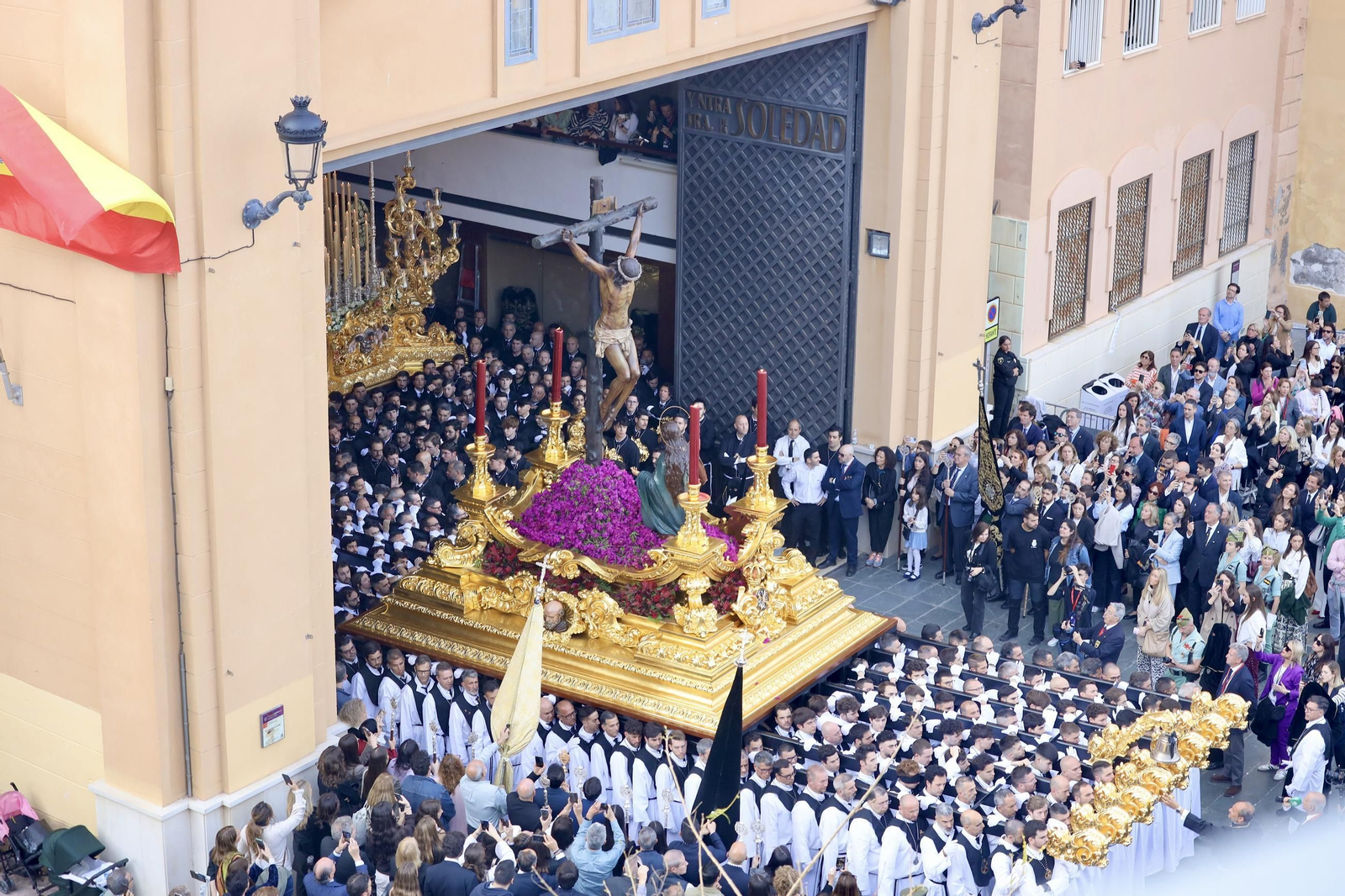 Mena en su procesión del Jueves Santo en Málaga, en fotos