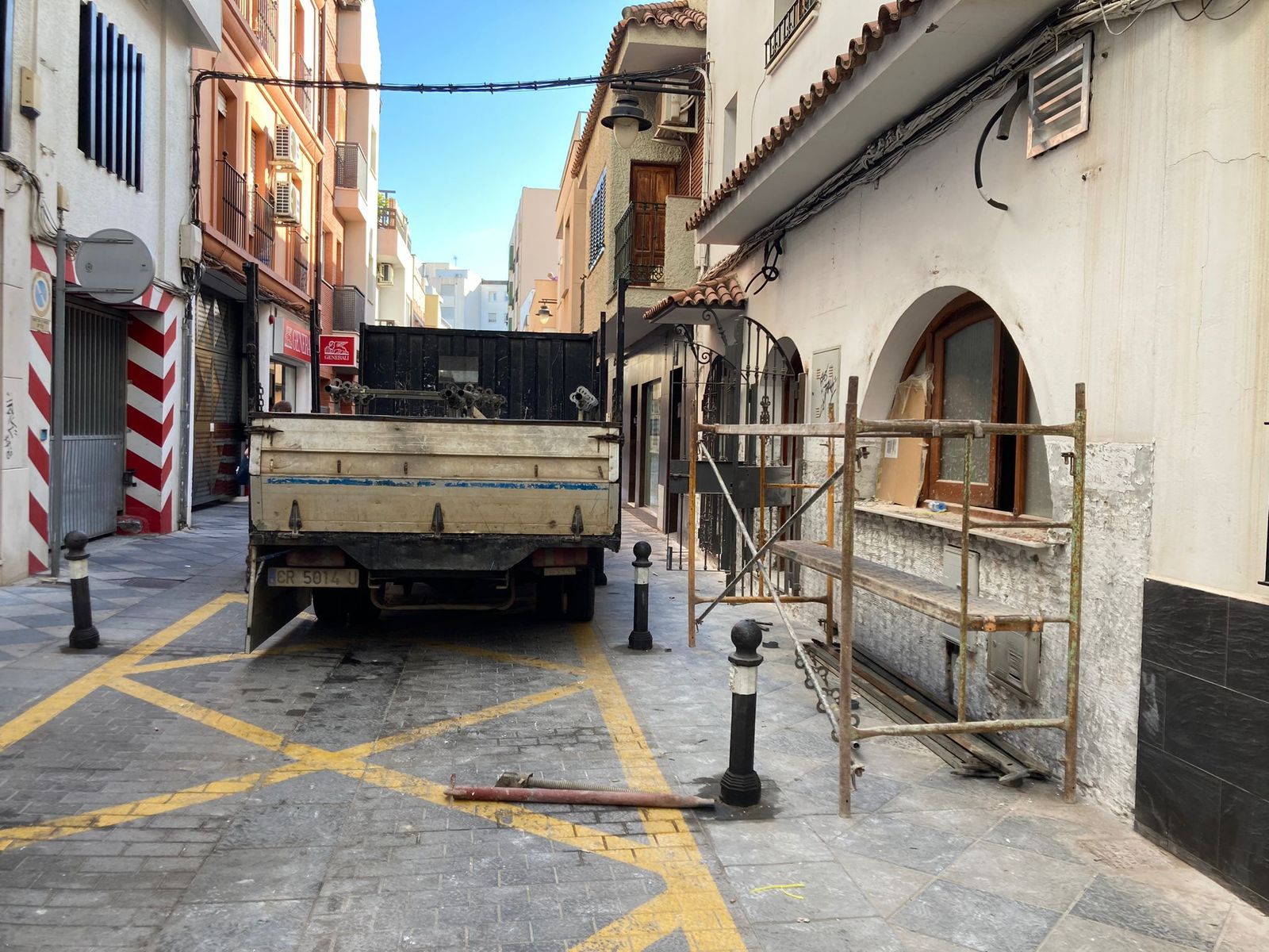 Obras en 'La Taberna del Loco'.