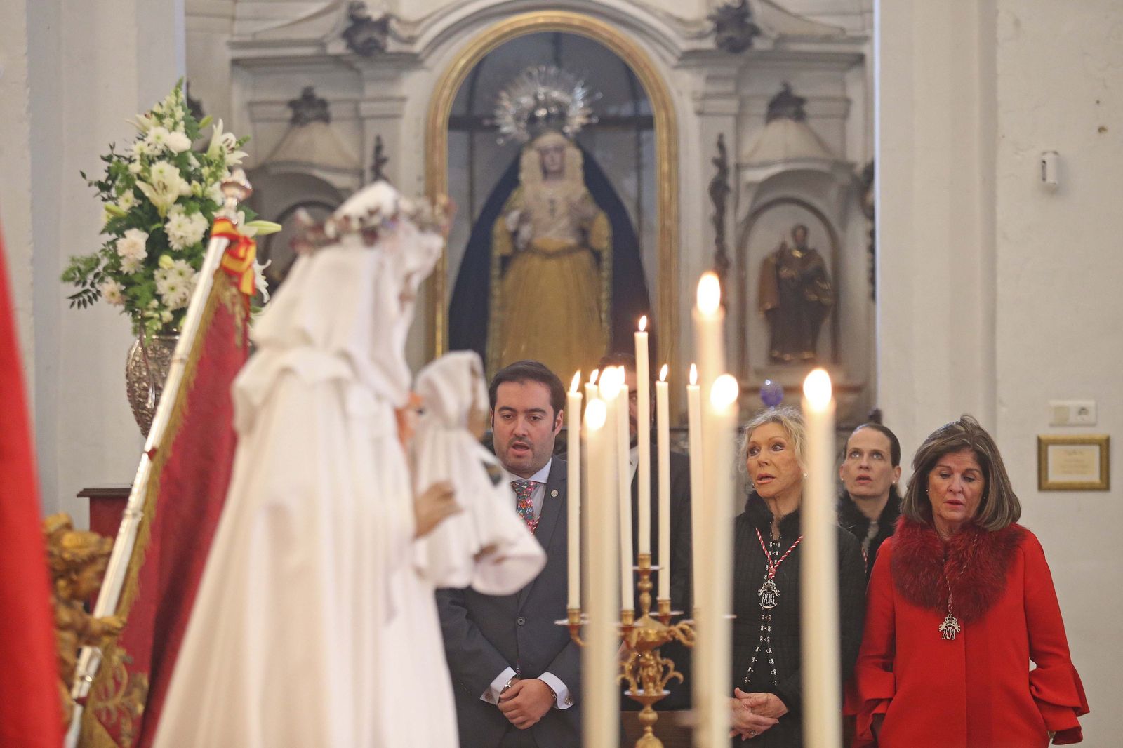 Fotos de la misa de despedida de la Virgen Santa María La Coronada en San Roque