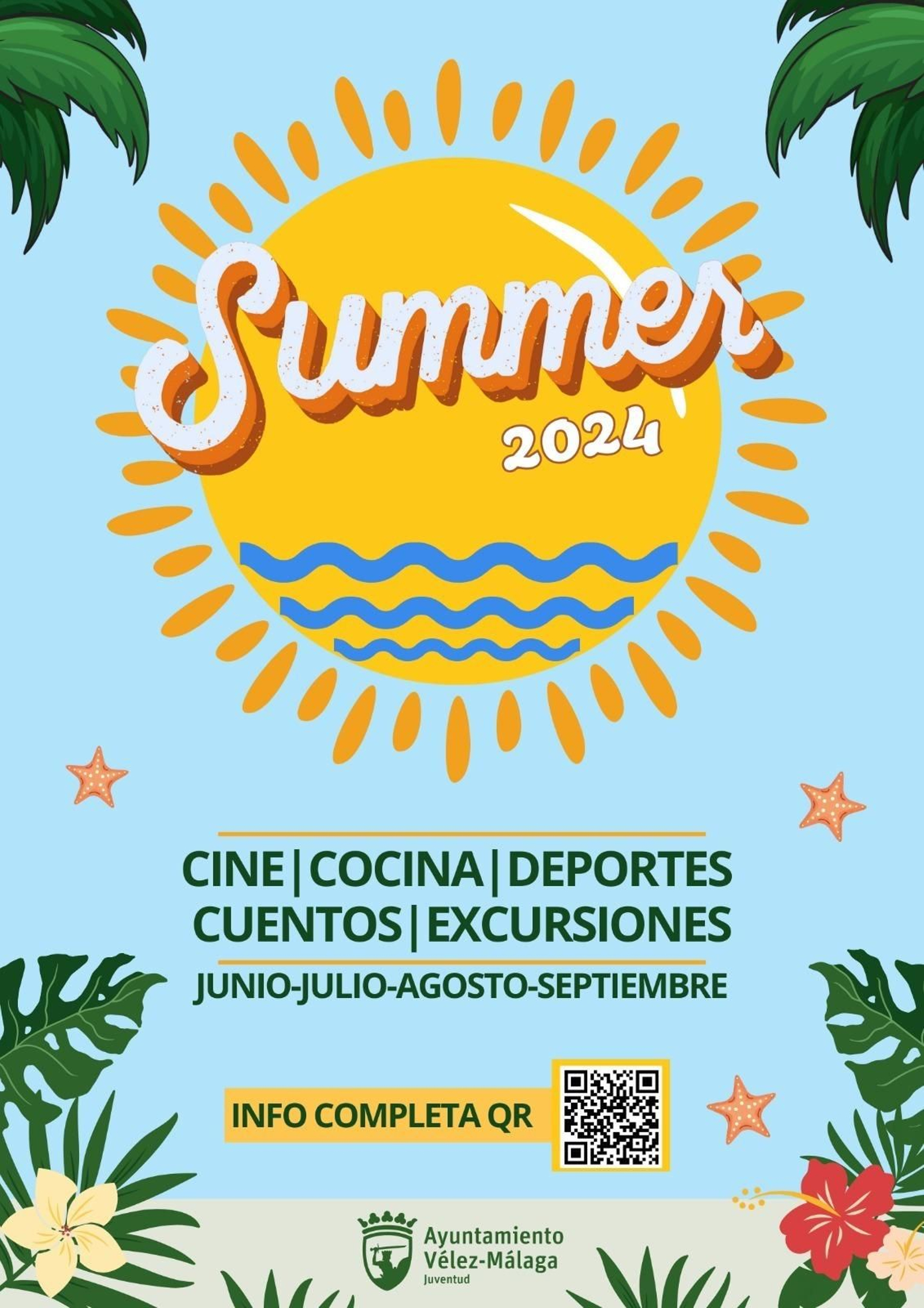 Cartel del 'Summer 2024' en Vélez-Málaga