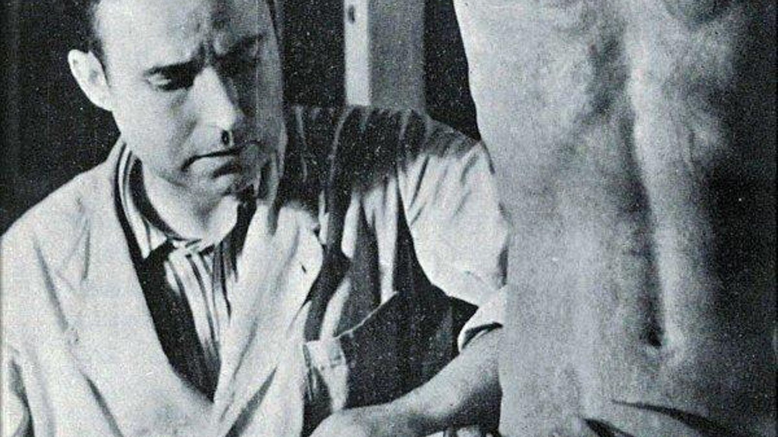 El escultor Antonio Illanes.