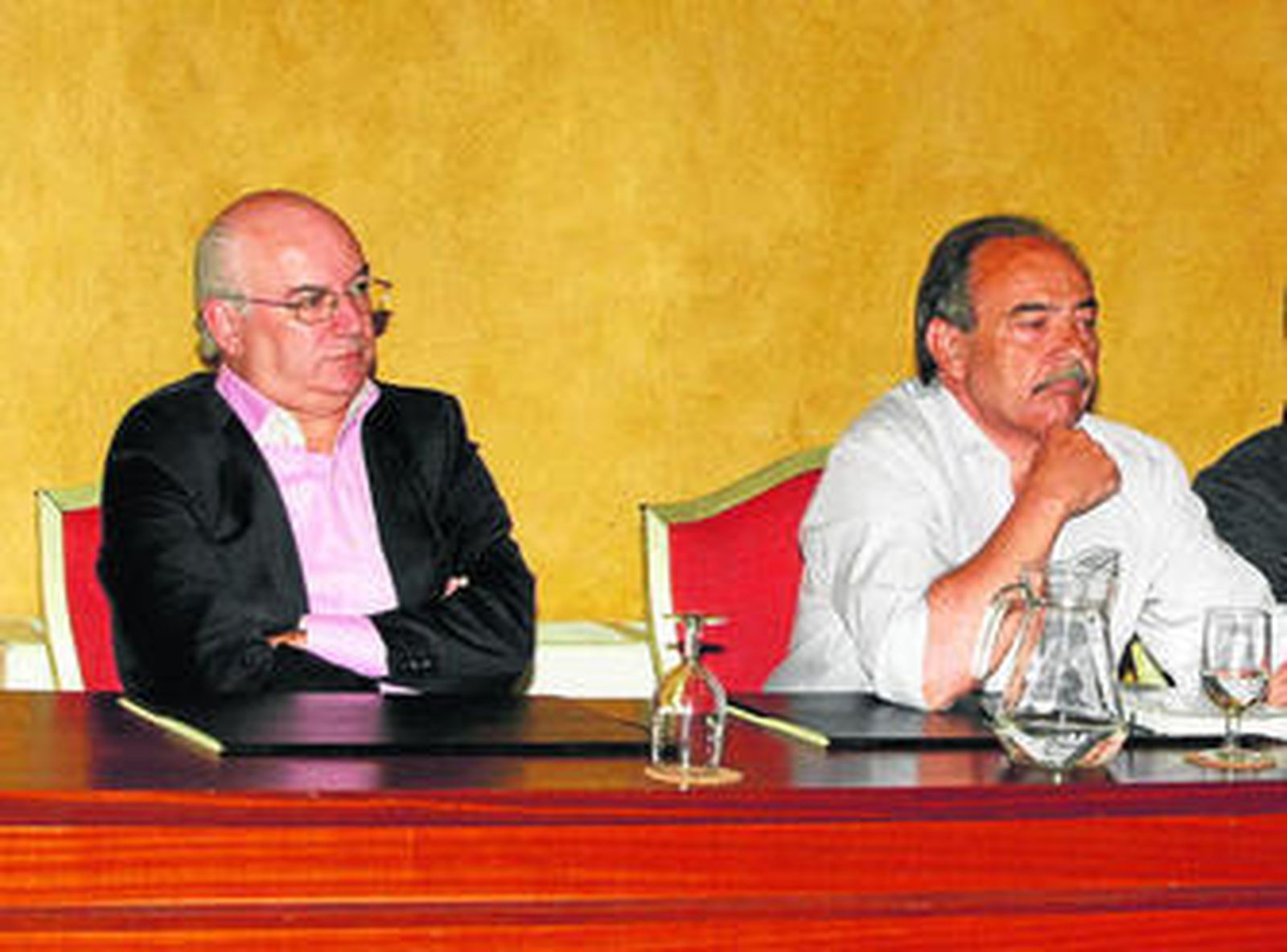 Roca y Mayoral en el último Pleno extraordinario del pasado día 5.