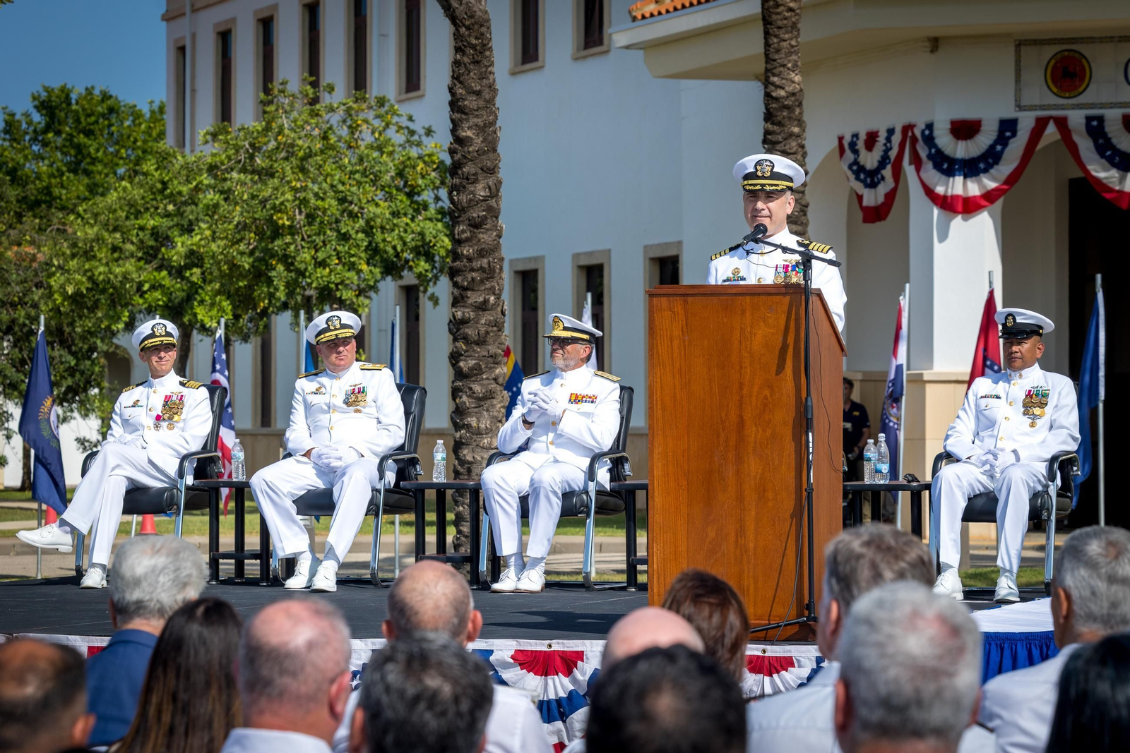 Las imágenes de la ceremonia de cambio de mando de EEUU en la Base de Rota