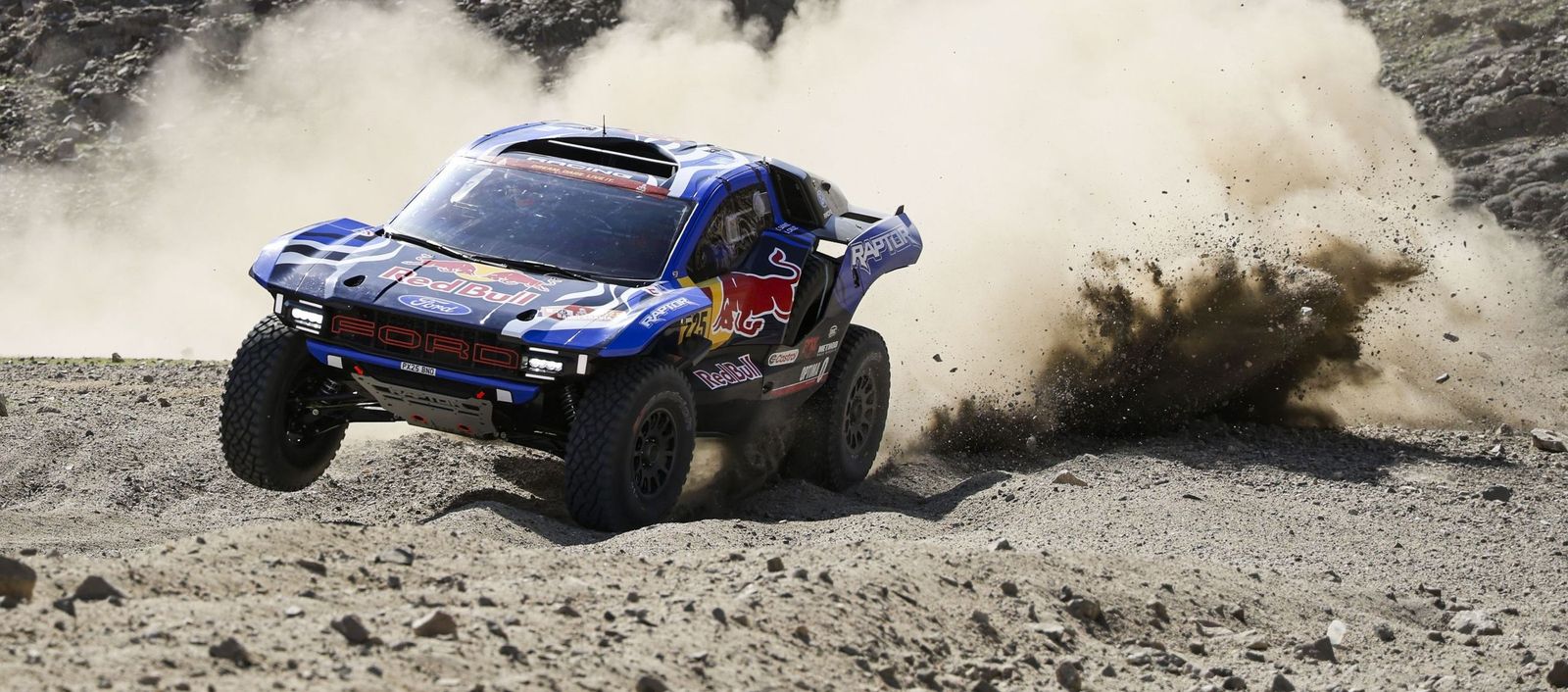 Carlos Sainz, que acabó octavo, en el prólogo del Rally Dakar.