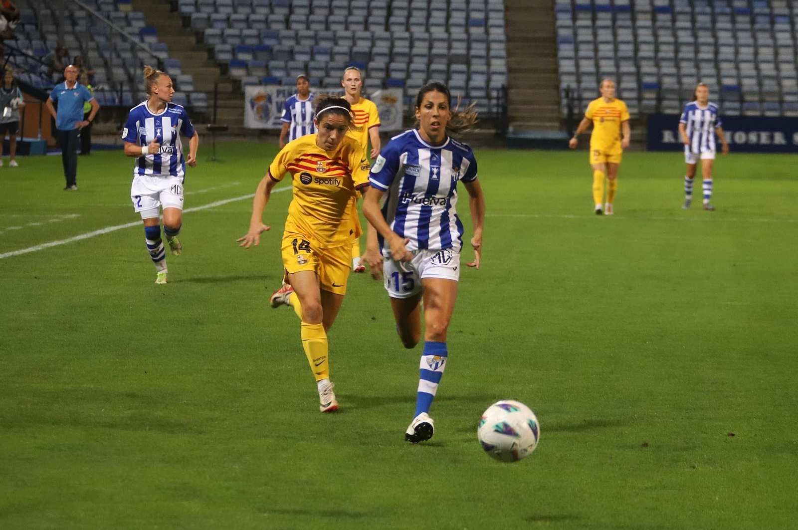 Imágenes del Sporting de Huelva-FC Barcelona