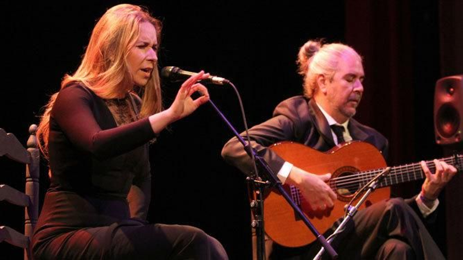 La cantaora onubense Rocío Márquez, durante un recital.