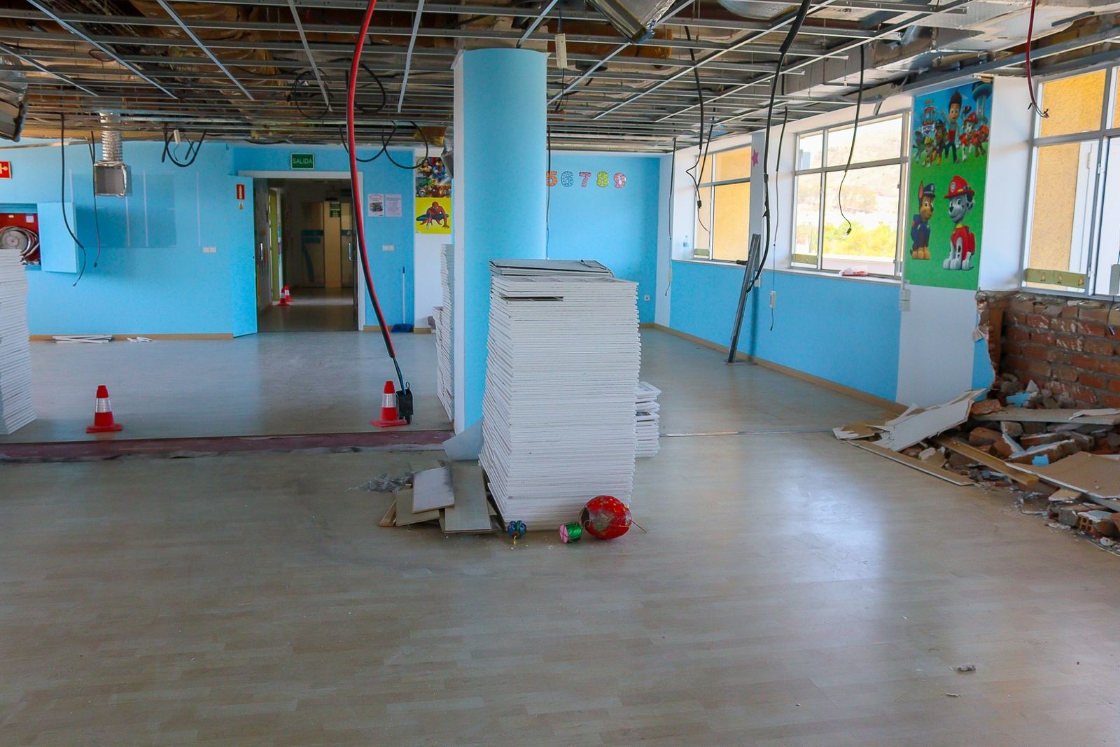 Estado actual de la séptima planta.