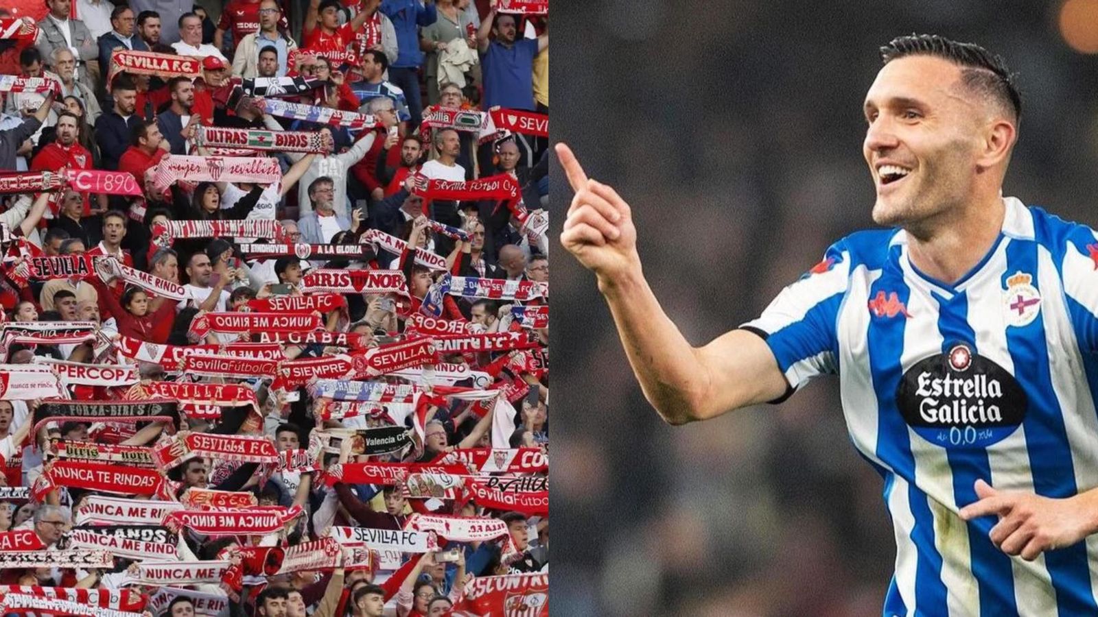 Lucas Pérez y el Ramón Sánchez-Pizjuán