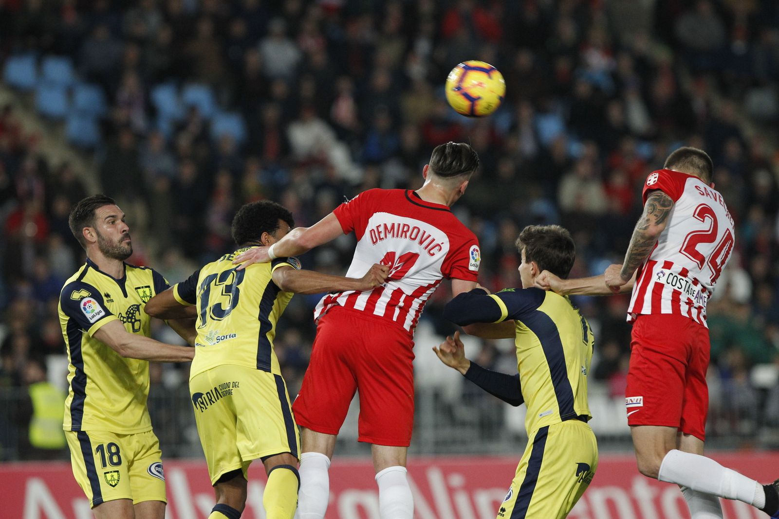 El Almería-Numancia en imágenes