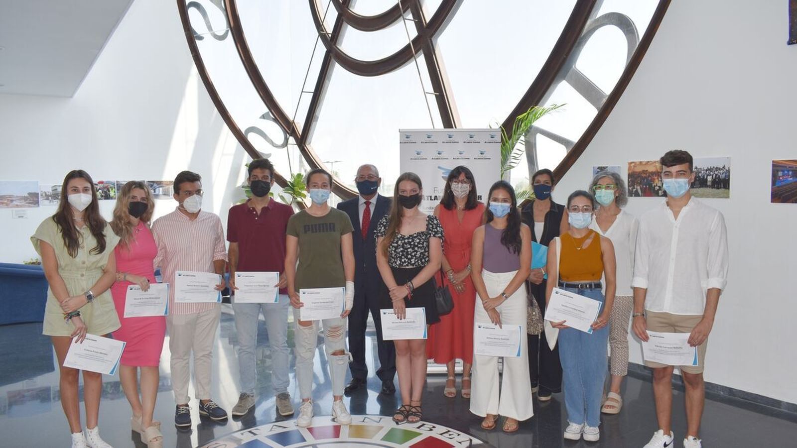 Becas Internacionales de la Fundación Atlantic Copper correspondientes al curso pasado-