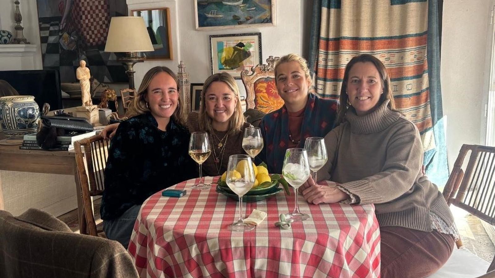 Myriam Jiménez, María Román, Marta Aguado y Ana Jiménez.