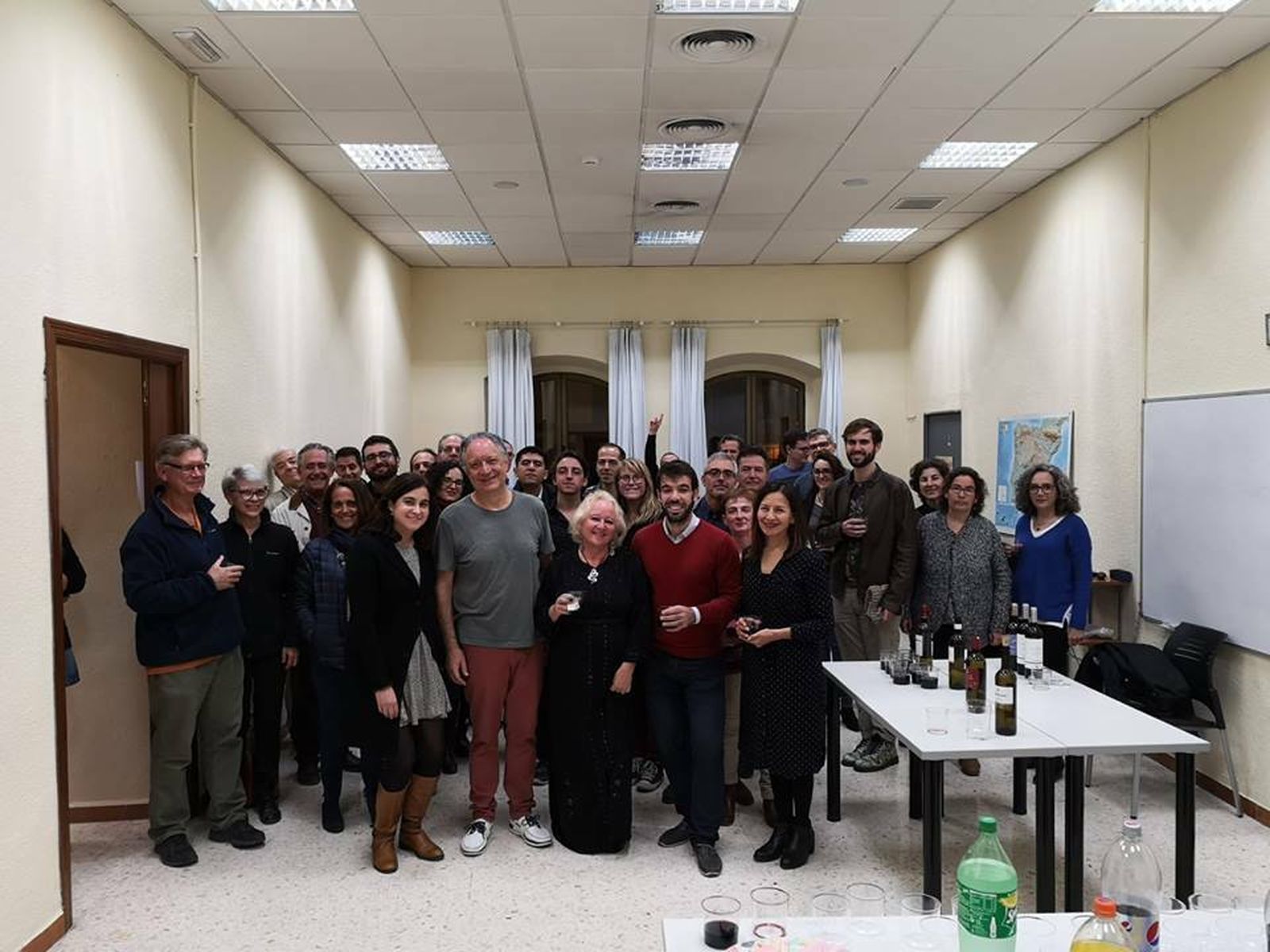 Pepa Rull (en el centro), fundadora de Be Sepharad-Legado Sefardí e impulsora de esta iniciativa, con otros socios.