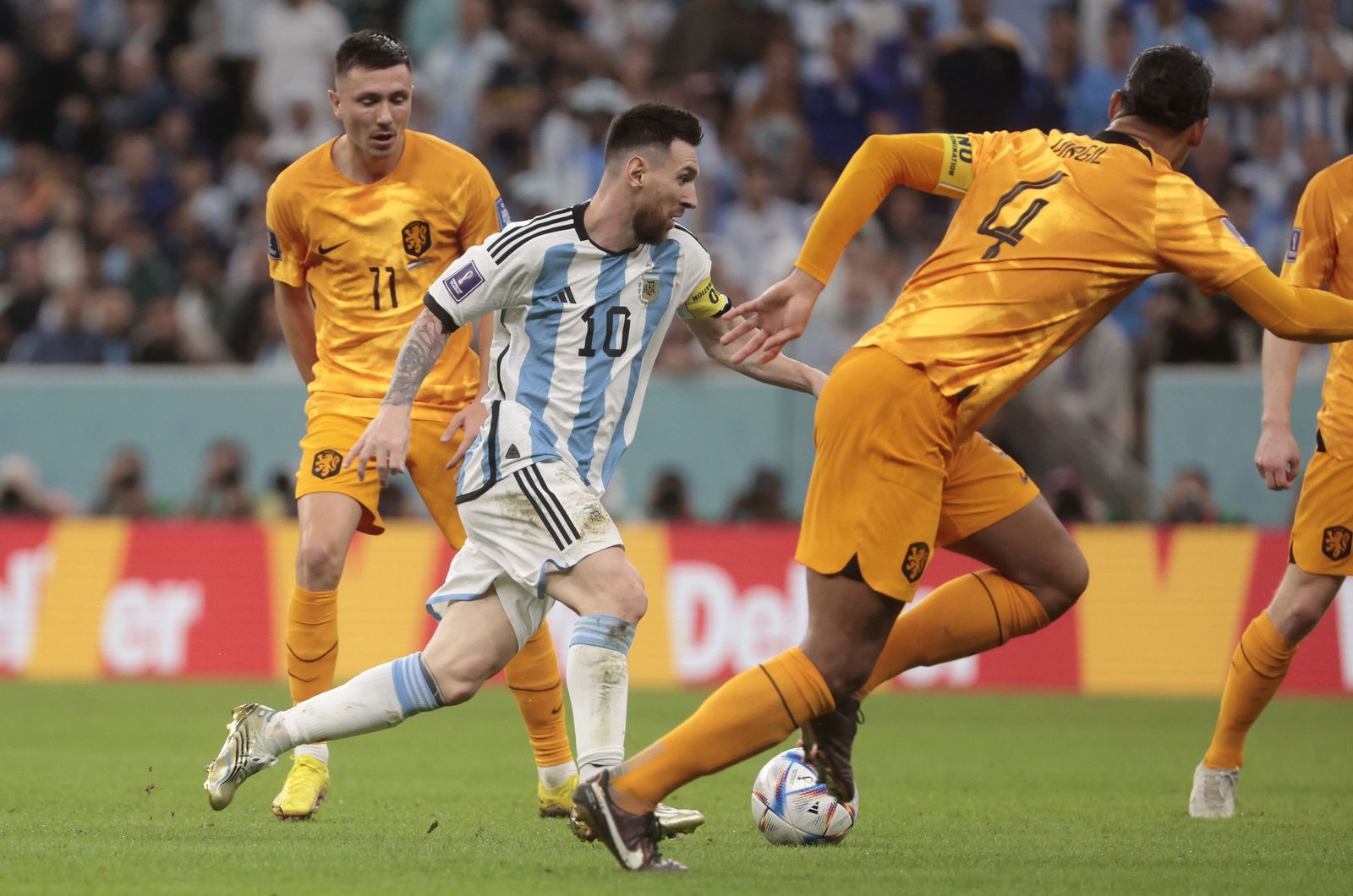 Las imágenes del Países Bajos - Argentina en los cuartos de final del Mundial de Qatar