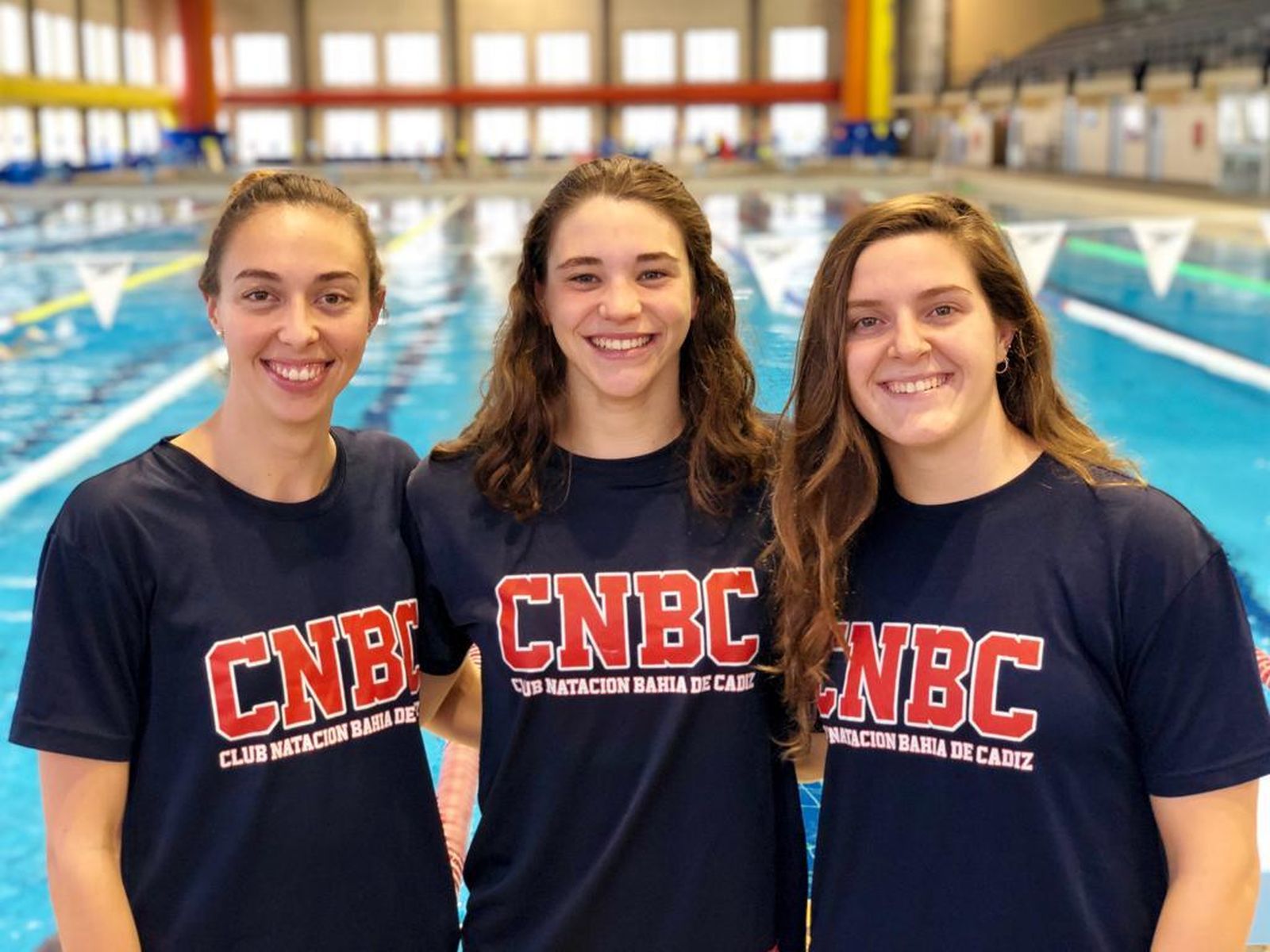Las tres nadadoras del Bahía de Cádiz presentes en el Nacional.