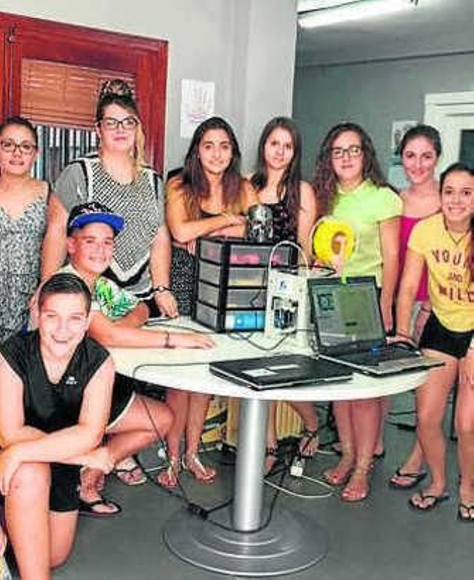 Un momento del taller.