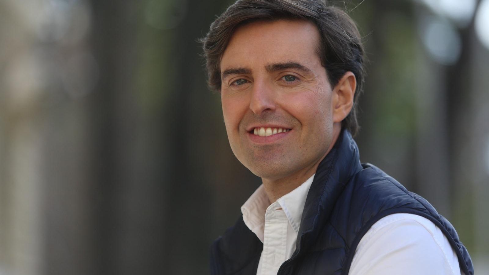 Pablo Montesinos, en el centro de Málaga.