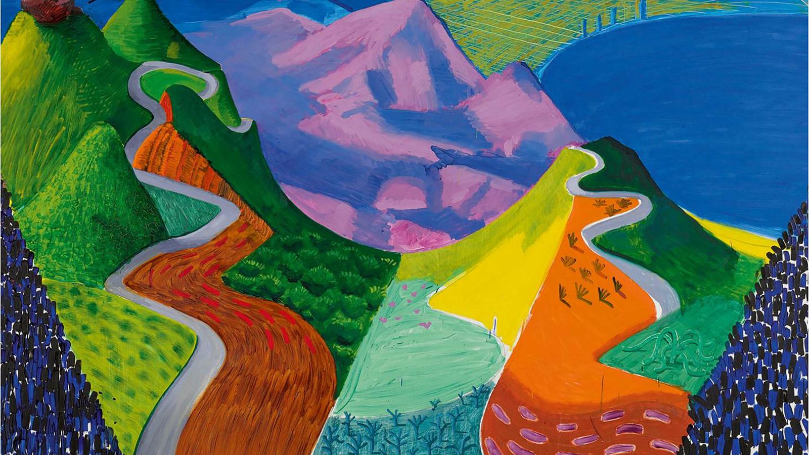 'La autopista de la costa del Pacífico y Santa Mónica'.