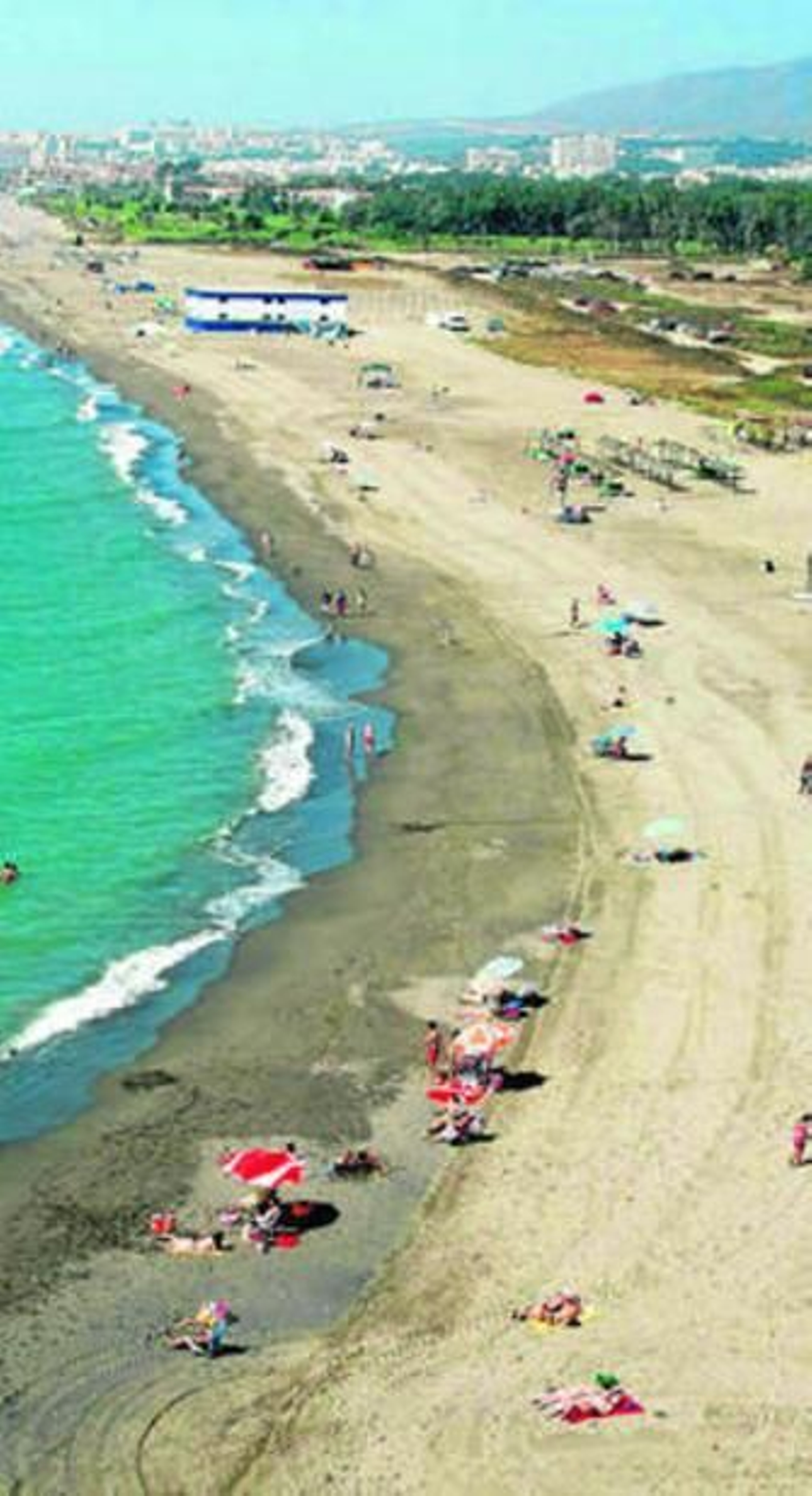 Imagen de archivo de la playa y los suelos de Arraijanal. Imagen de archivo de la playa y los suelos de Arraijanal.