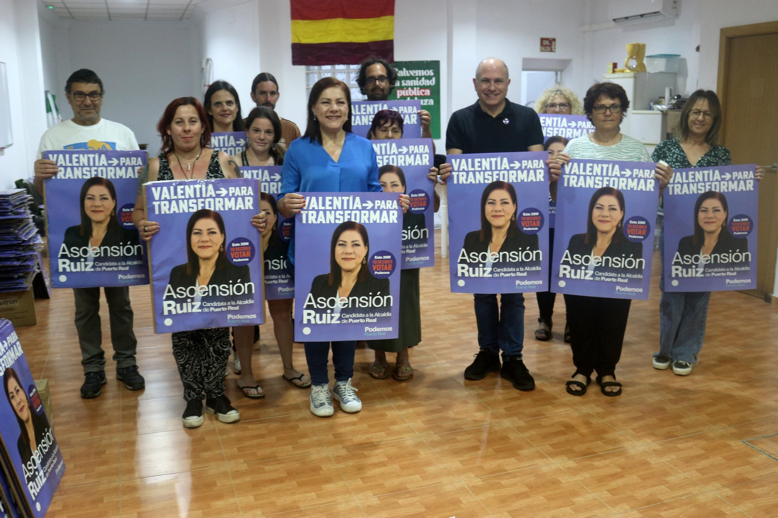 Las imágenes del comienzo de la campaña electoral en Puerto Real