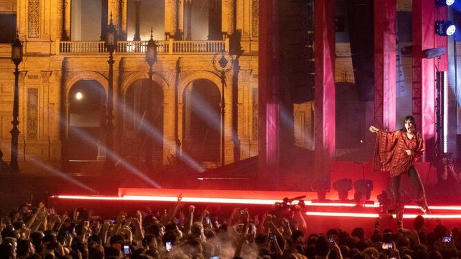 Concierto en la Plaza de España, escenario donde se celebrará el Icónica Sevilla Fest.