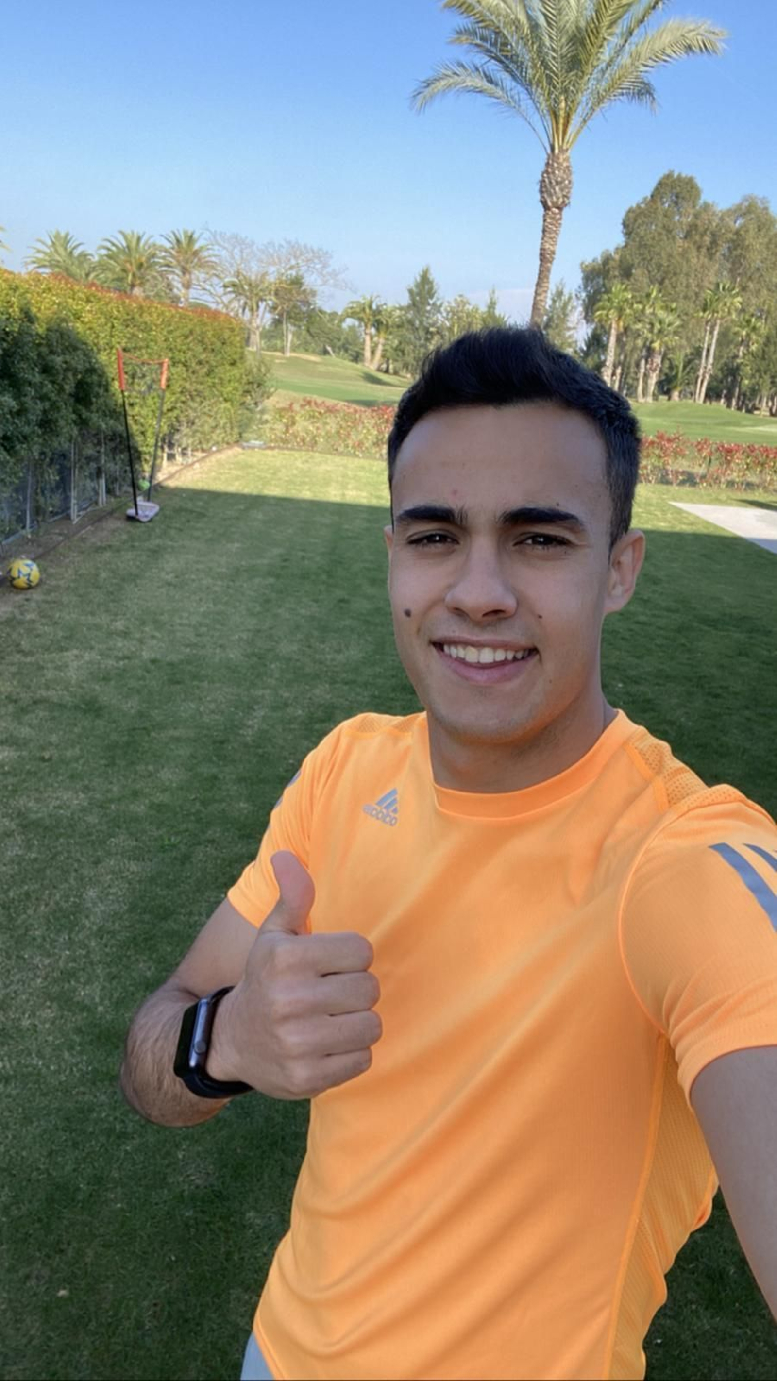 Reguilón posa para este diario.