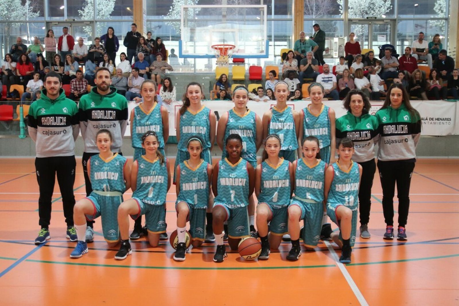 Selección femenina de Andalucía que intentará revalidar el título.