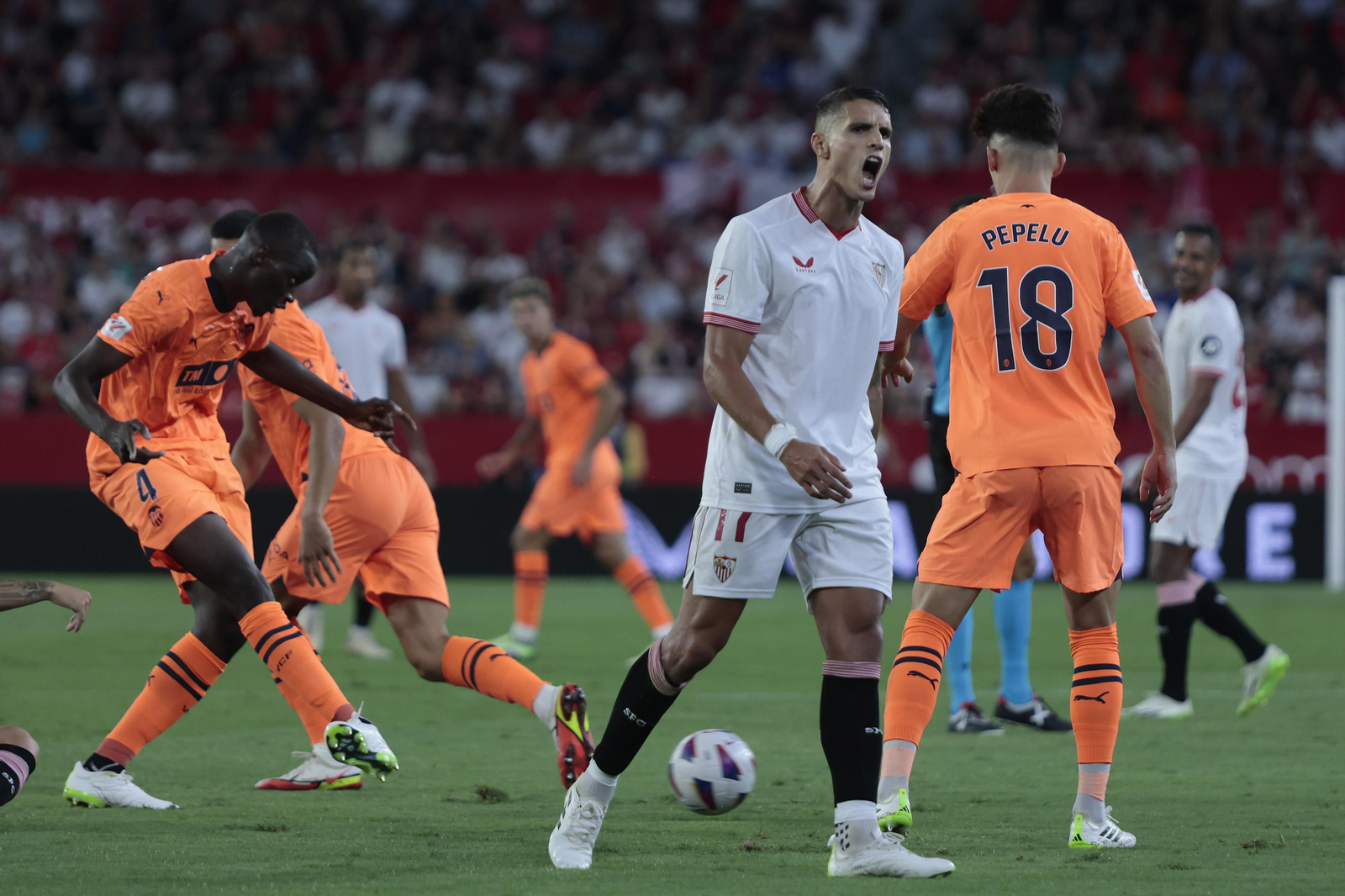 Las imágenes del Sevilla - Valencia