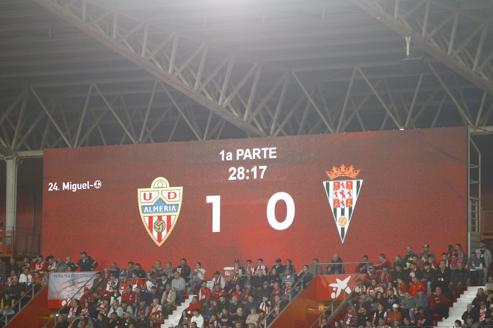 Las fotografías del partido U.D. Almería-Córdoba C.F.