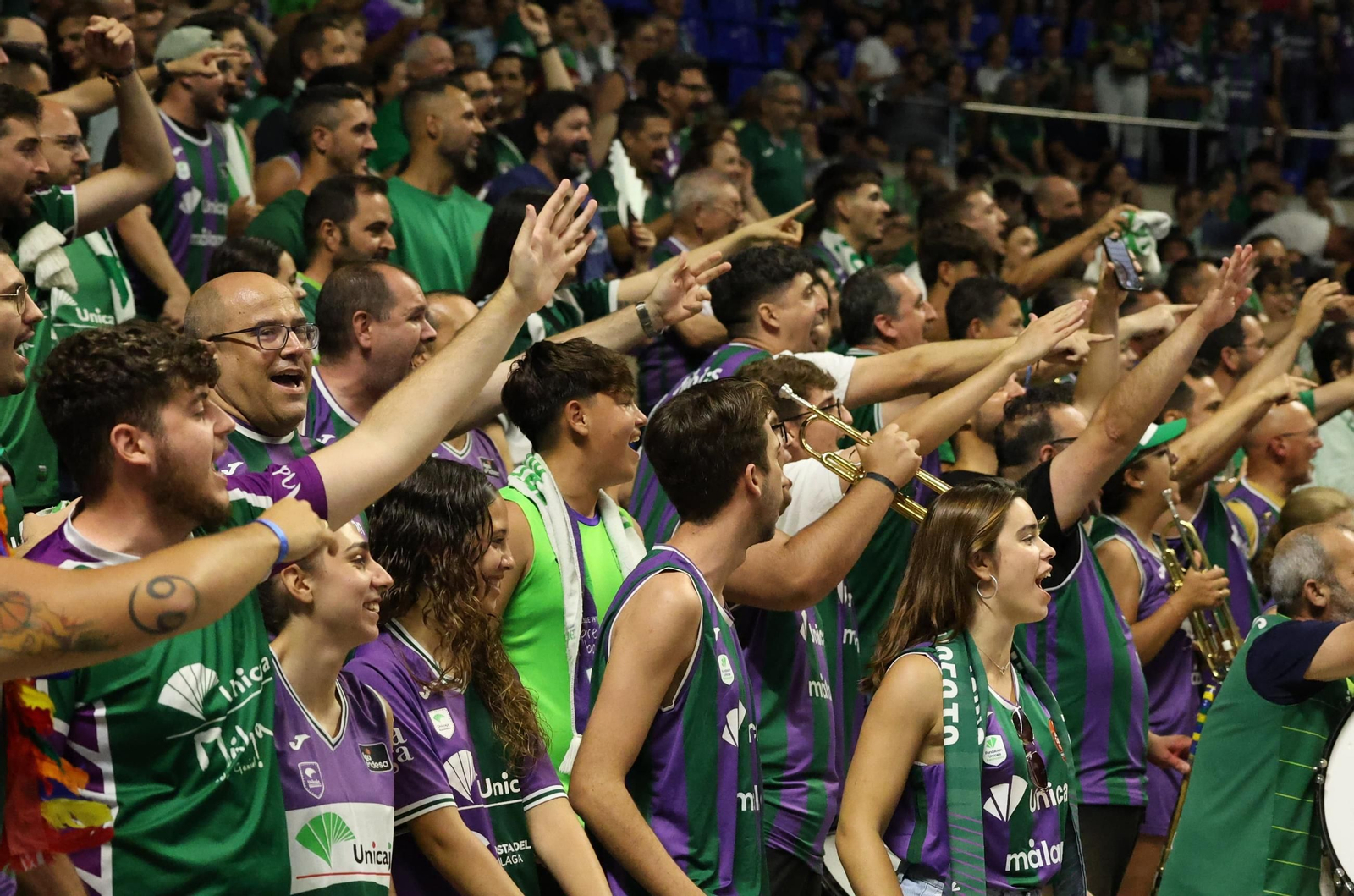 El Unicaja-Real Madrid, en fotos