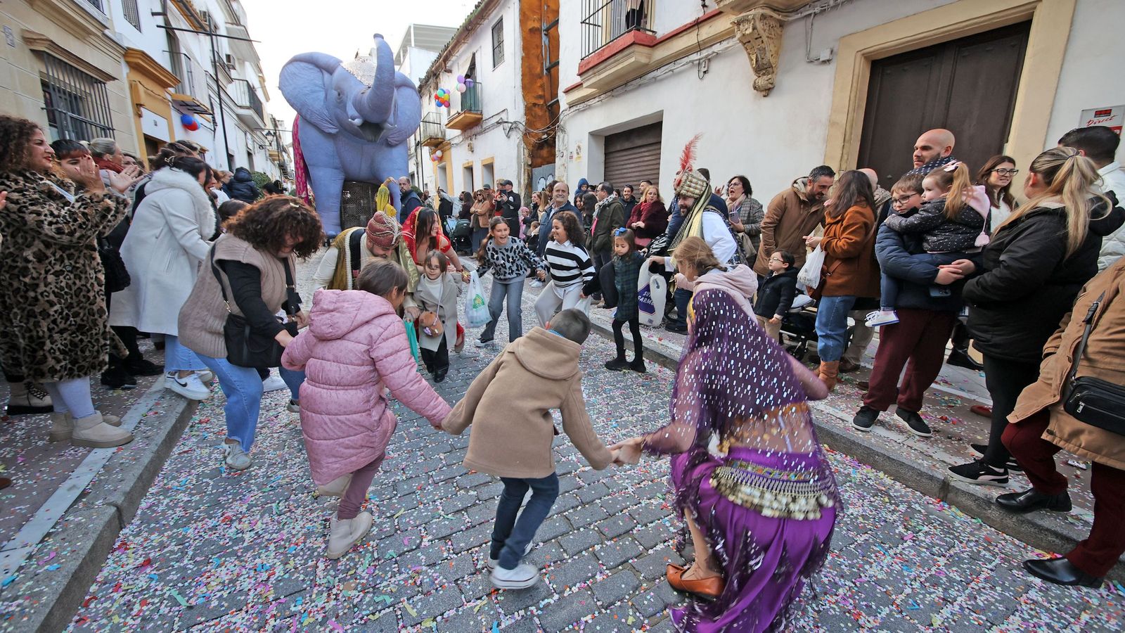 Imágenes de la cabalgata del Cartero Real de Jerez