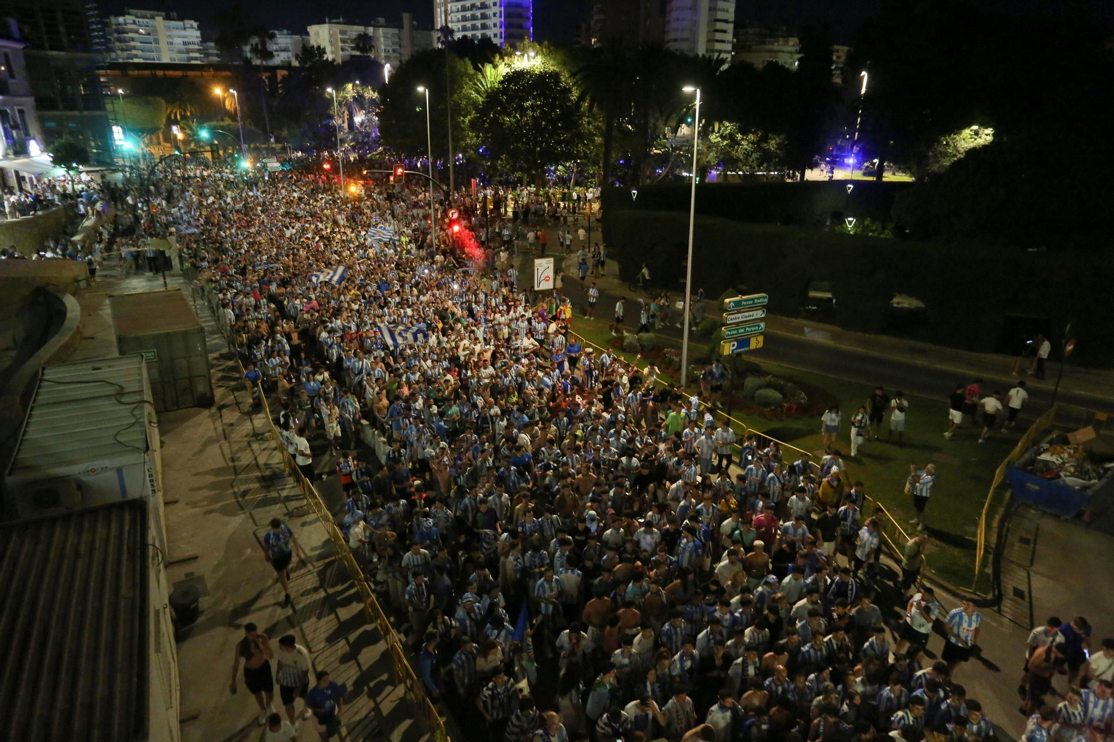 Así fue la locura del ascenso del Málaga CF en Tarragona