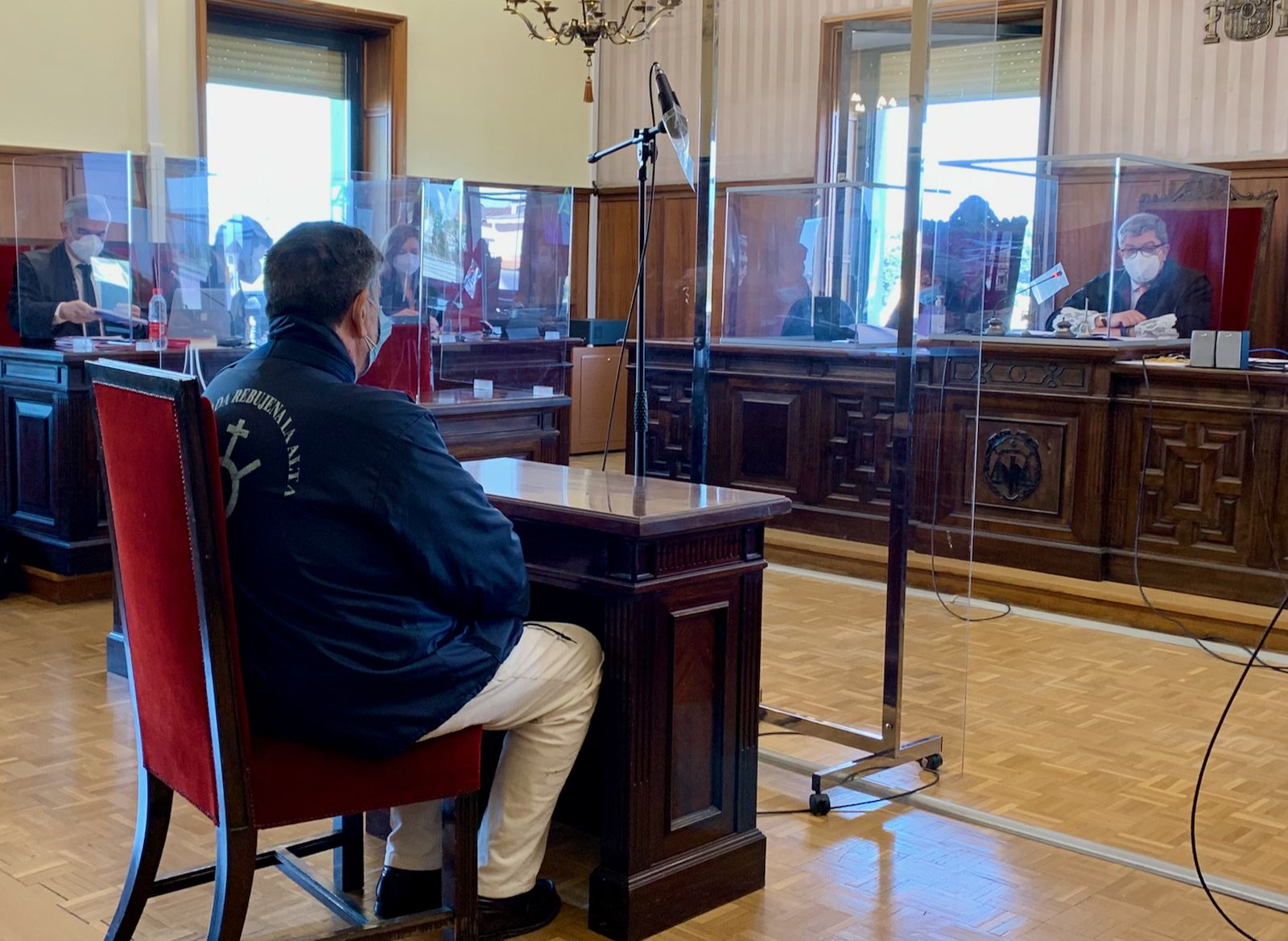Gil Silgado, durante el juicio en la Audiencia de Sevilla