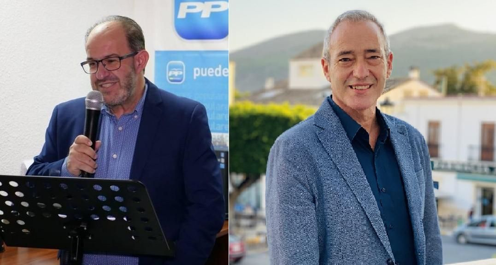 Francisco Lirola y Francisco Giménez, portavoz del PP y alcalde del PSOE, respectivamente.