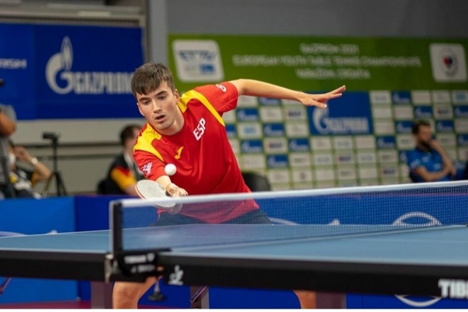 Marc Gutiérrez con la selección española.