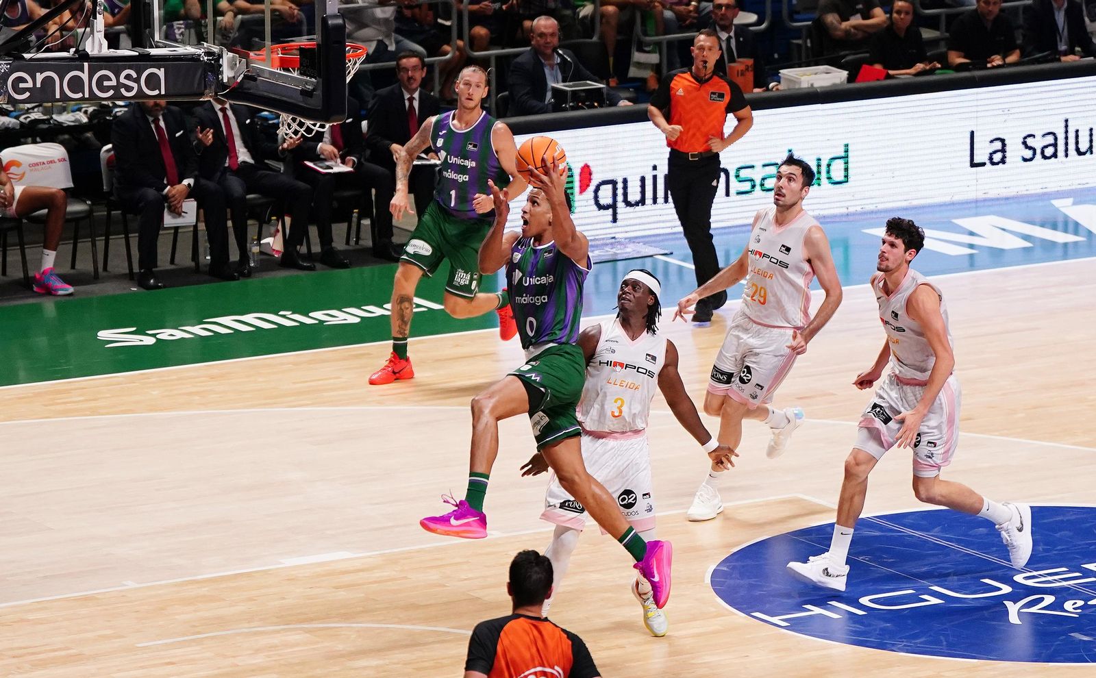 Las fotos del Unicaja-Hiopos Lleida