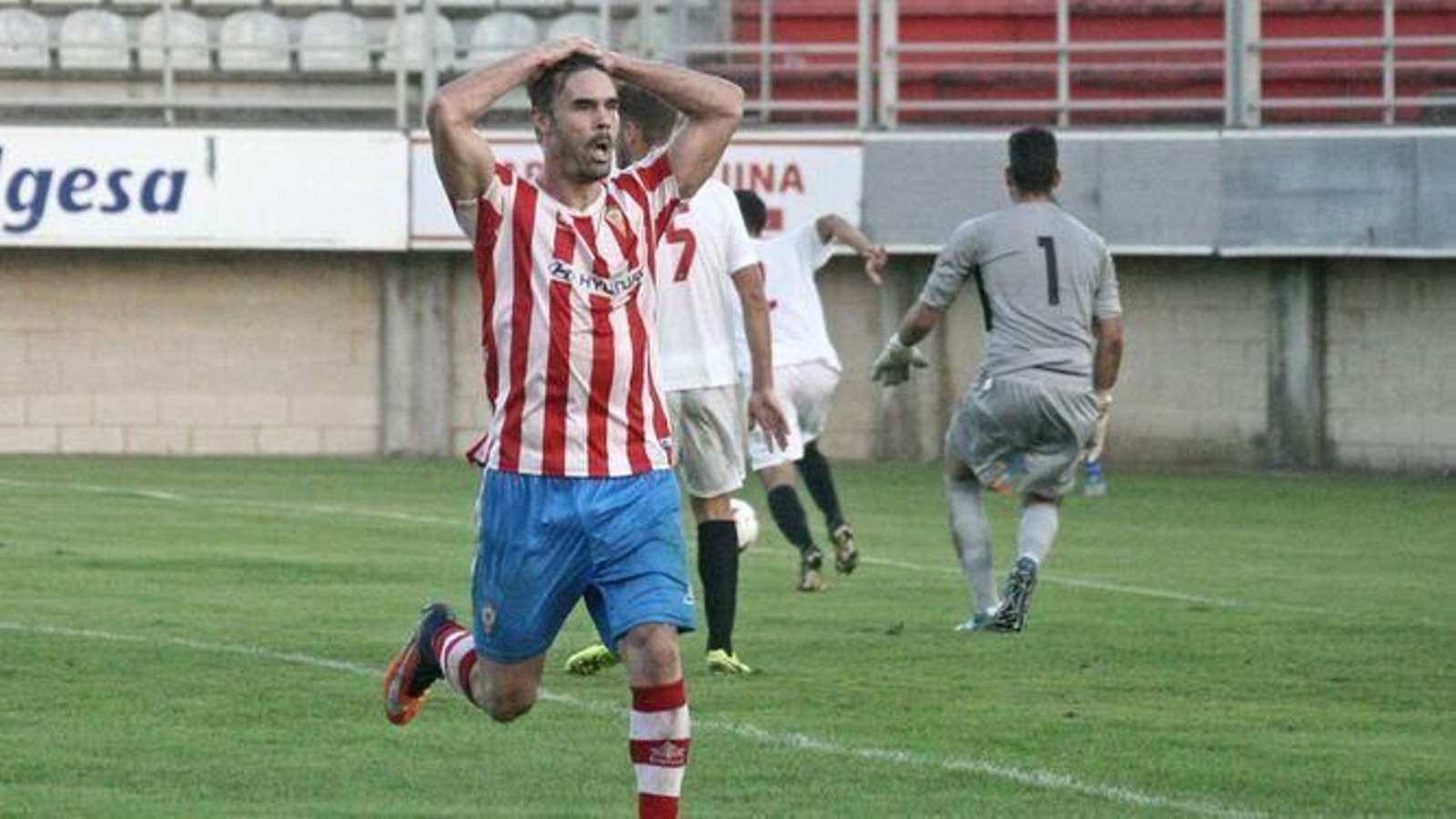 Chico Díaz, con el Algeciras, en su última etapa en la comarca.
