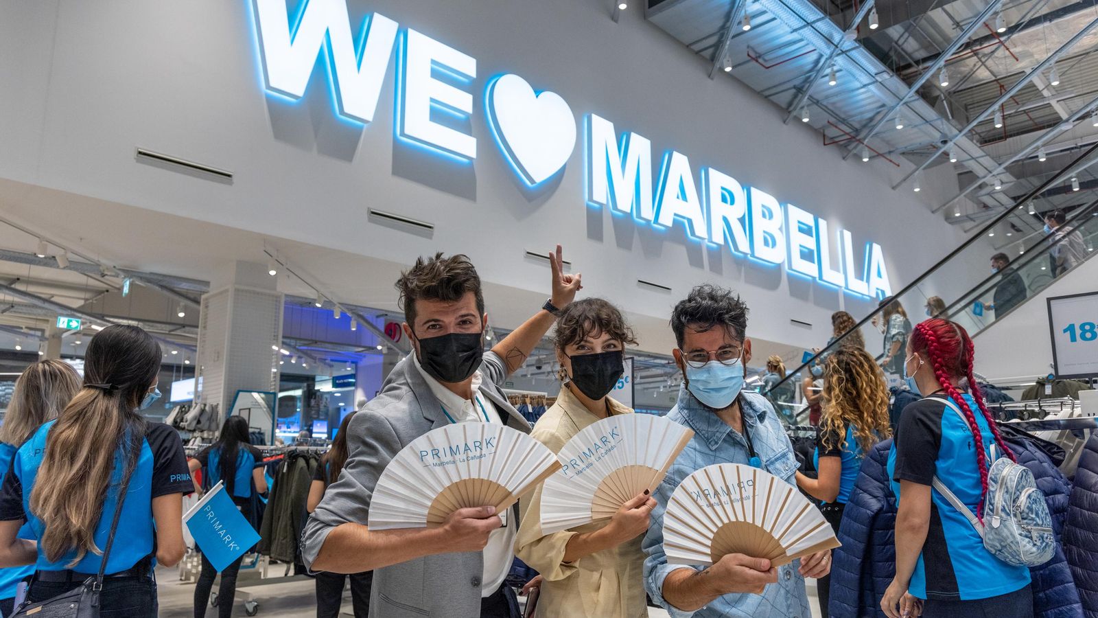 Inauguración de la tienda de Primark en Marbella, este martes. Inauguración de la tienda de Primark en Marbella, este martes.