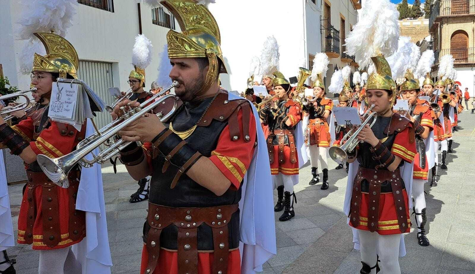 La procesión de la Borriquita de Iznájar, en imágenes