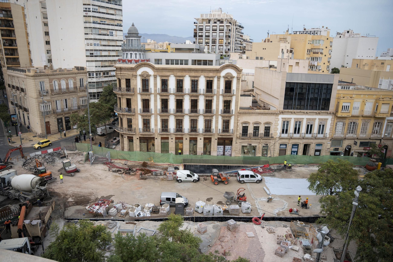 Las imágenes de las obras del paseo de Almería