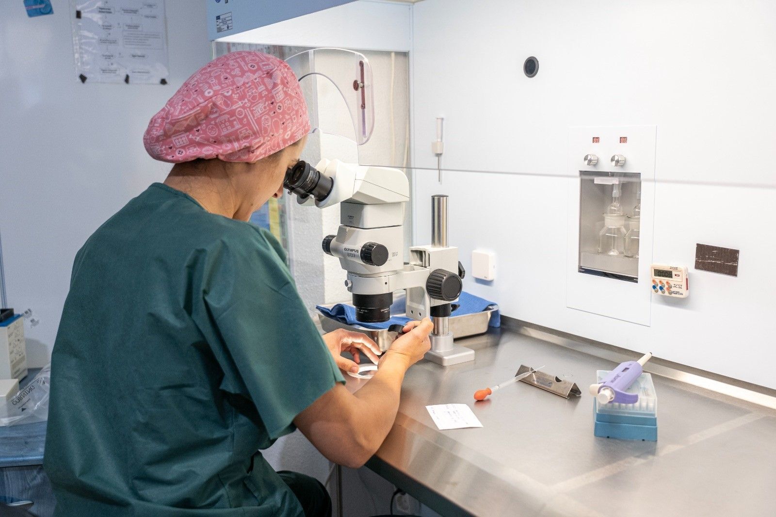 Una profesional de la Unidad de Reproducción  Asistida | Imagen de archivo