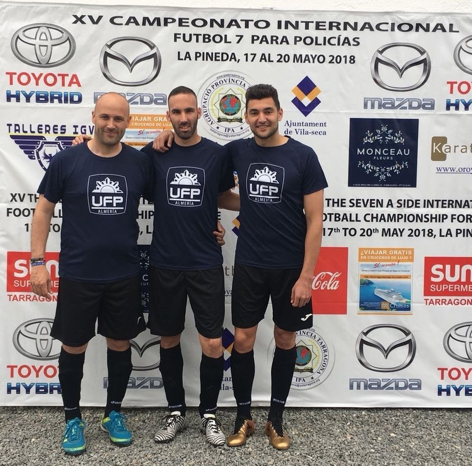 Afiliados de UFP Almería participantes en el campeonato.
