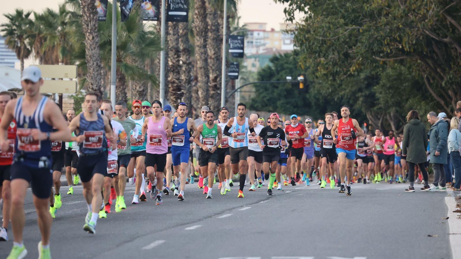Las mejores fotos de la Maratón de Málaga 2024