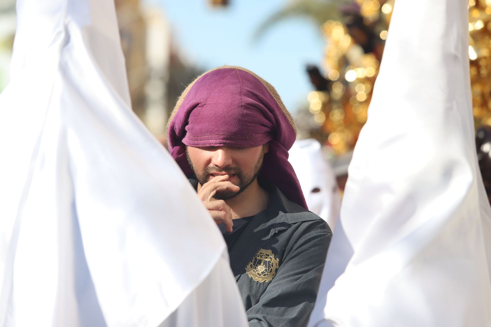 Imágenes de la procesión de la hermandad de la Lanzada de Huelva