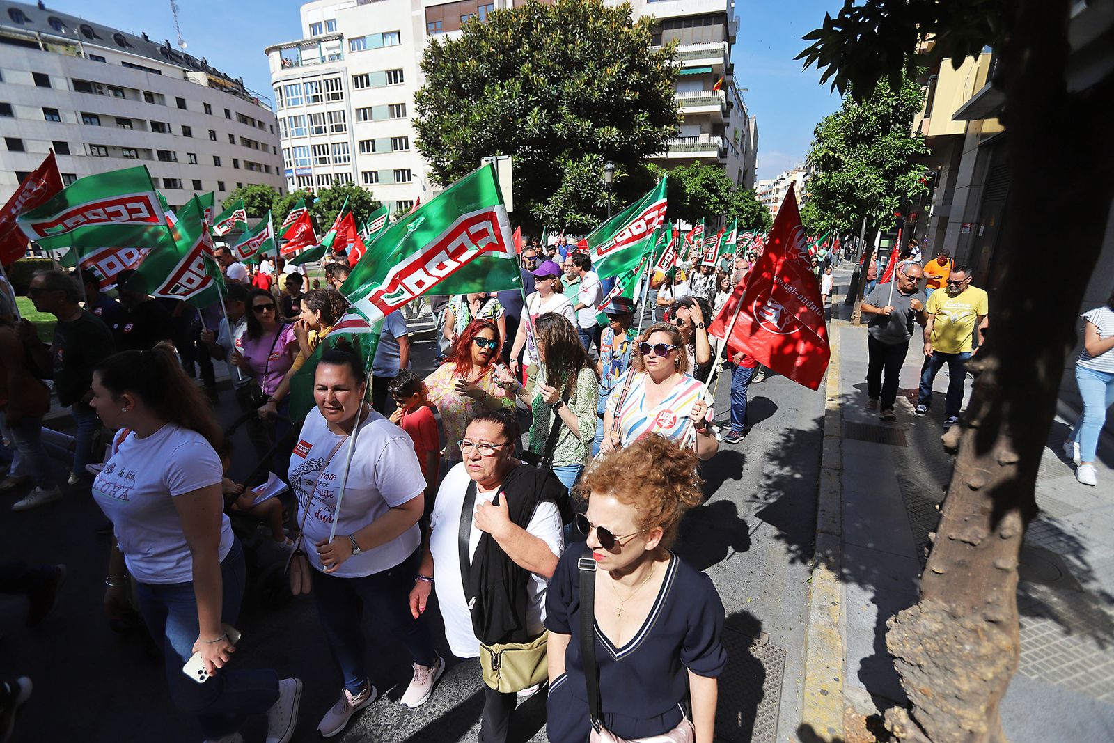 Imágenes de la Manifestación por el Día del Trabajador 2023 en Huelva