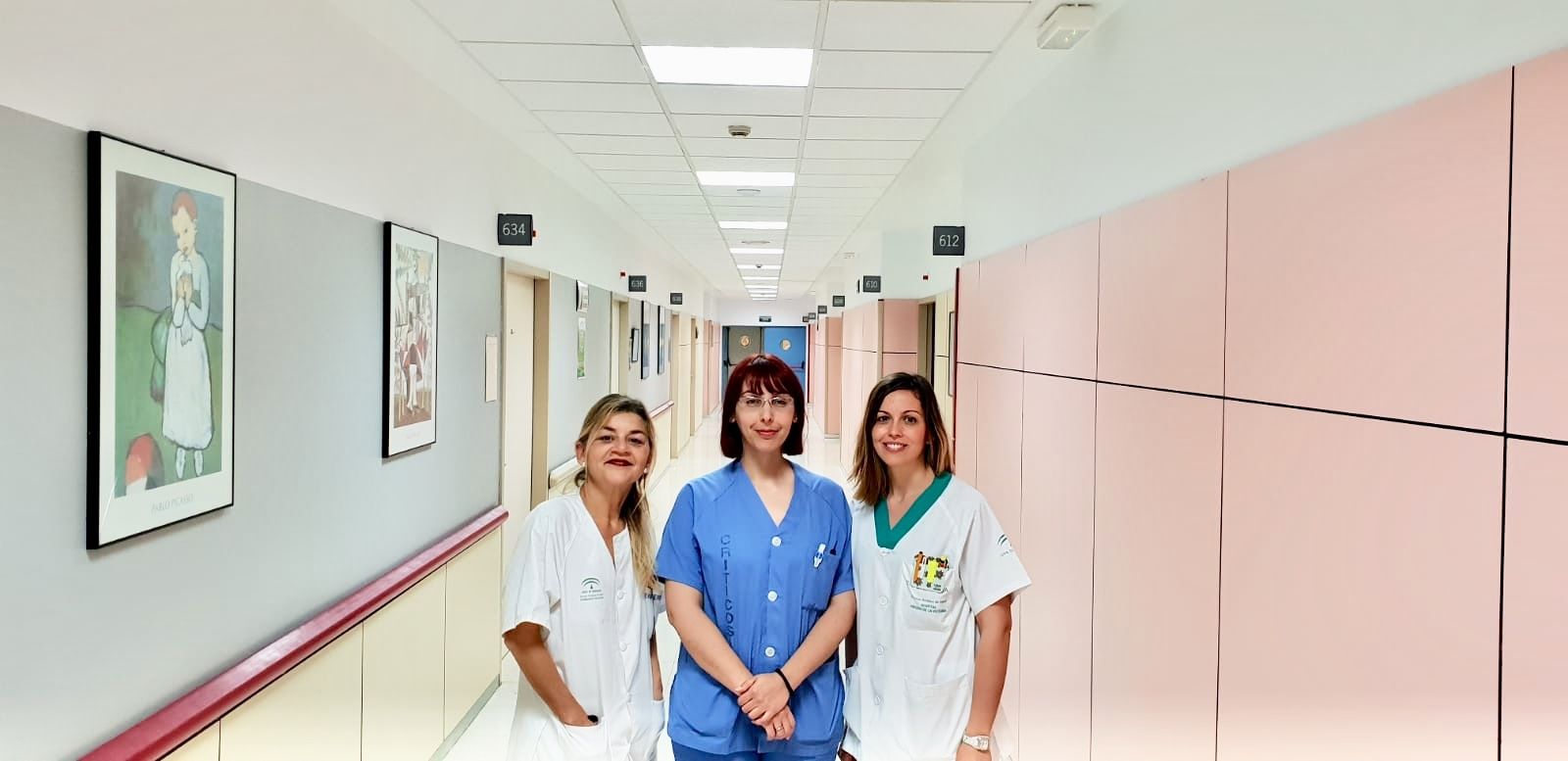 Las enfermeras premiadas.