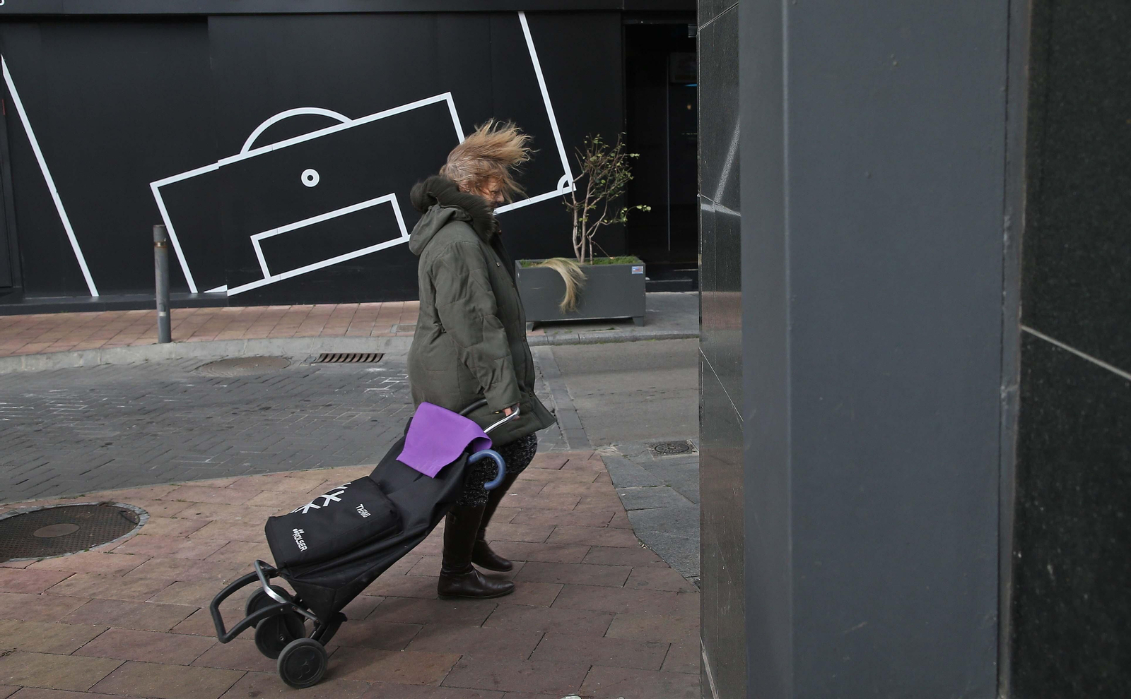 Fotos de los efectos del temporal de viento en Algeciras
