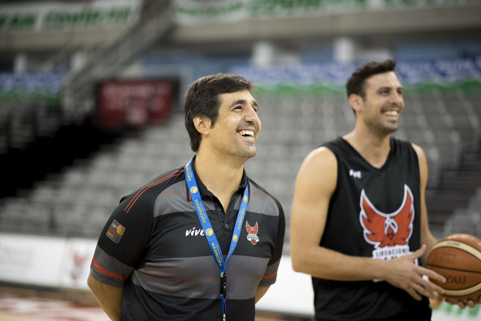 Pablo Pin, sonriente antes de empezar la competición