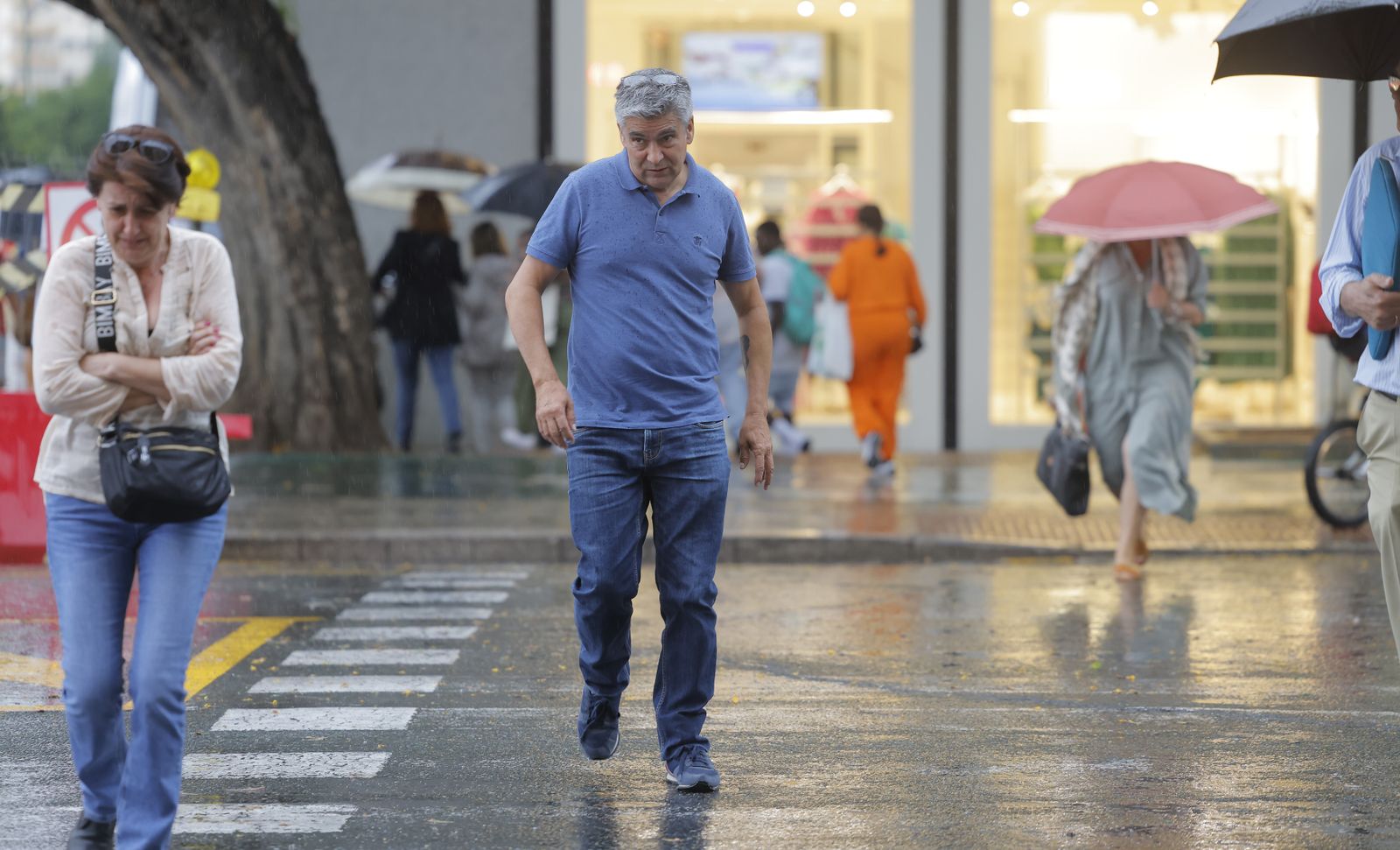 las imágenes de la lluvia en Sevilla