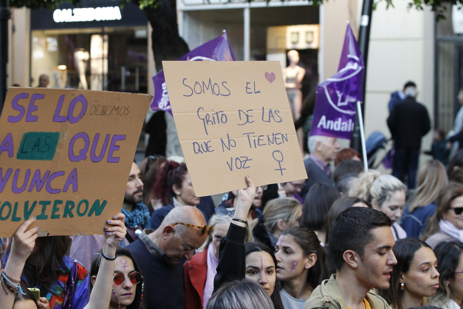 Fotogalería manifestación Día Internacional de la Mujer